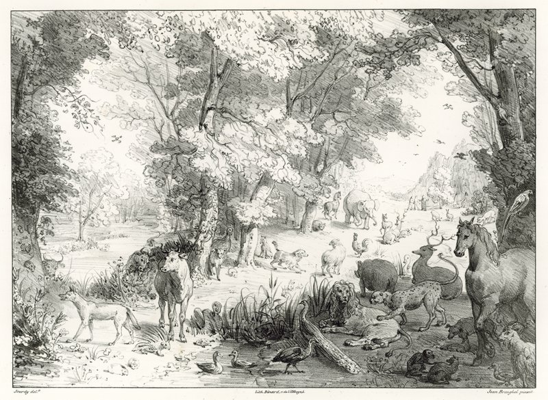 Jorden: det jordiske paradiset av Jan the Elder Brueghel