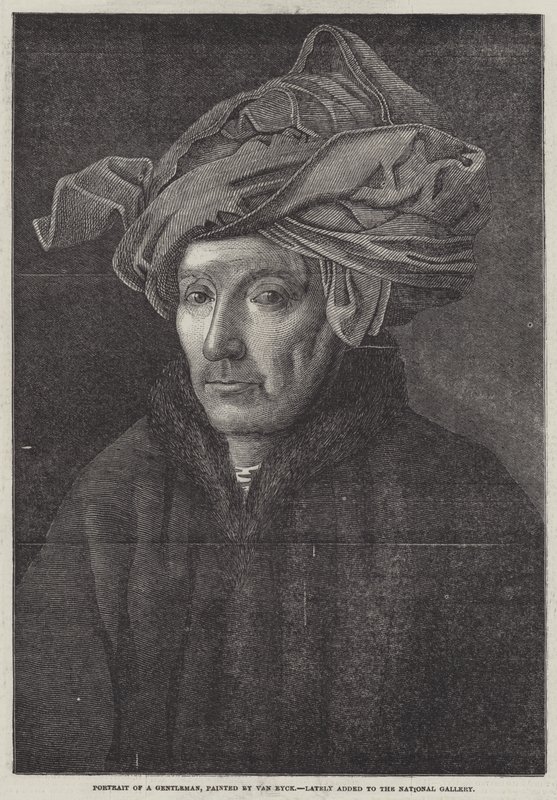 Portrett av en gentleman av Jan van Eyck