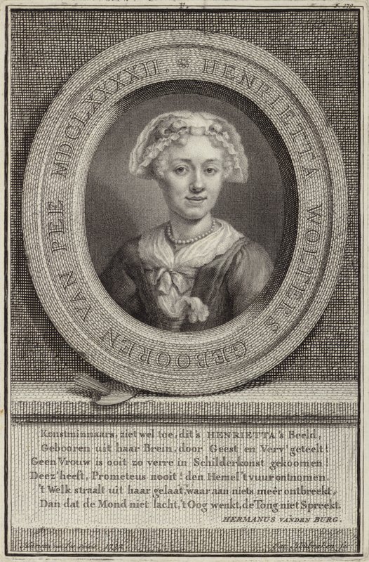 Portrett av Henrietta van Pee av Jan Maurits Quinckhardt