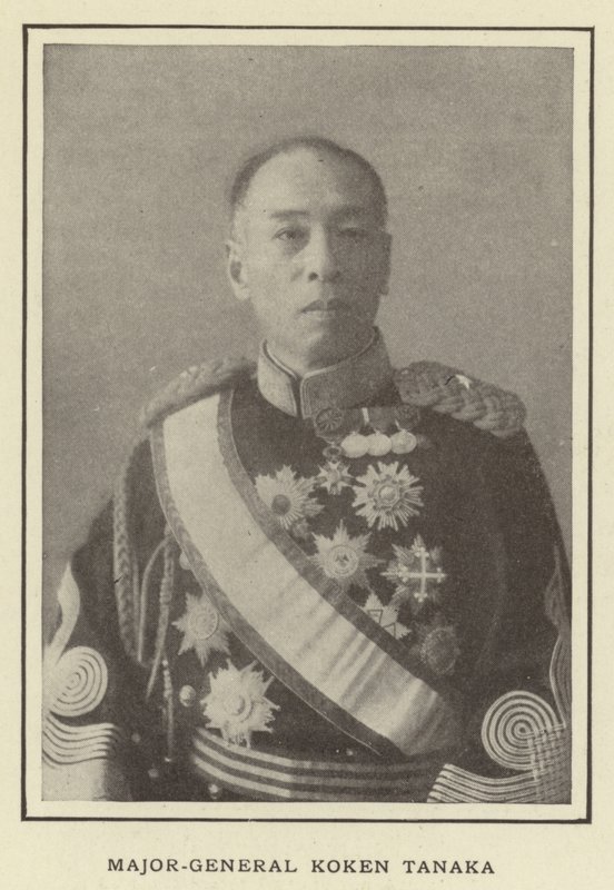 Major-General Koken Tanaka av Japanese Photographer