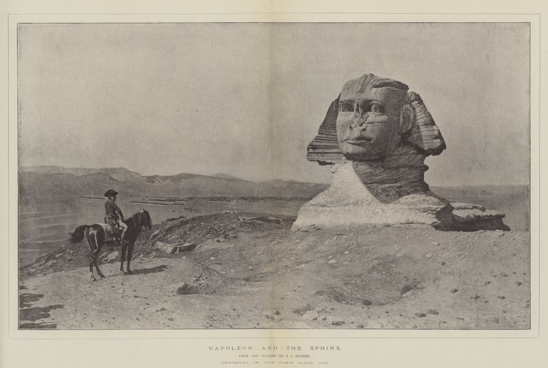 Napoleon og sfinxen av Jean Leon Gerome