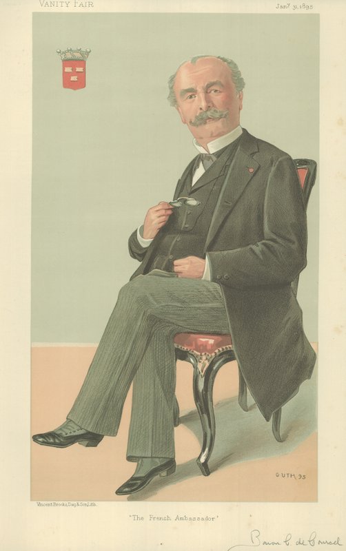 Baron Chaudron de Courcel av Jean Baptiste Guth