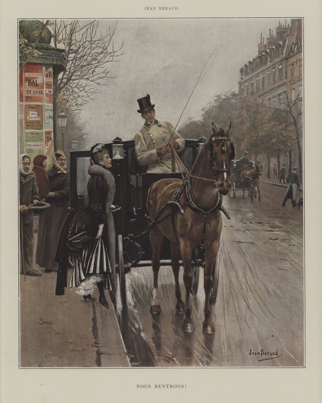 Vi skal tilbake! av Jean Beraud