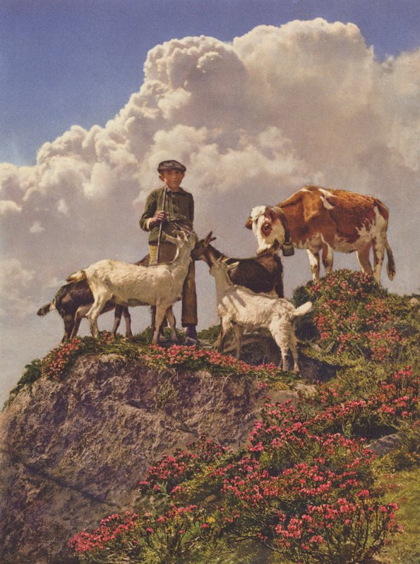 Sveits: Good Friends (fargebilde) av Jean Gaberell