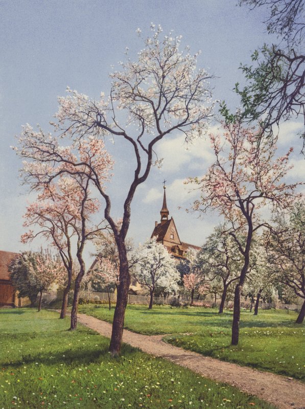Sveits: St Chrischona nær Basel (fargebilde) av Jean Gaberell