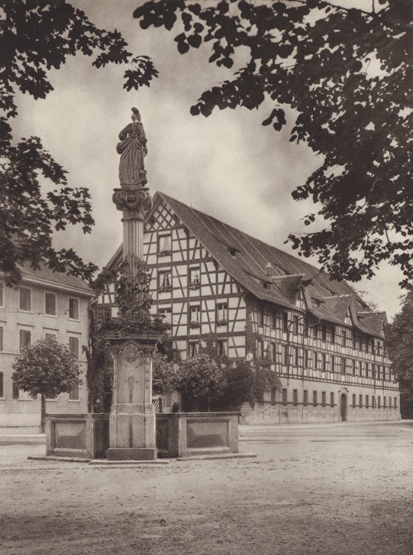 Sveits: Winterthur, den gamle kasernen (s/hvitt-bilde) av Jean Gaberell