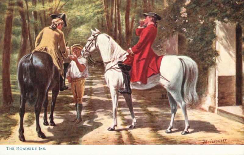 The Roadside Inn av Jean Louis Ernest Meissonier
