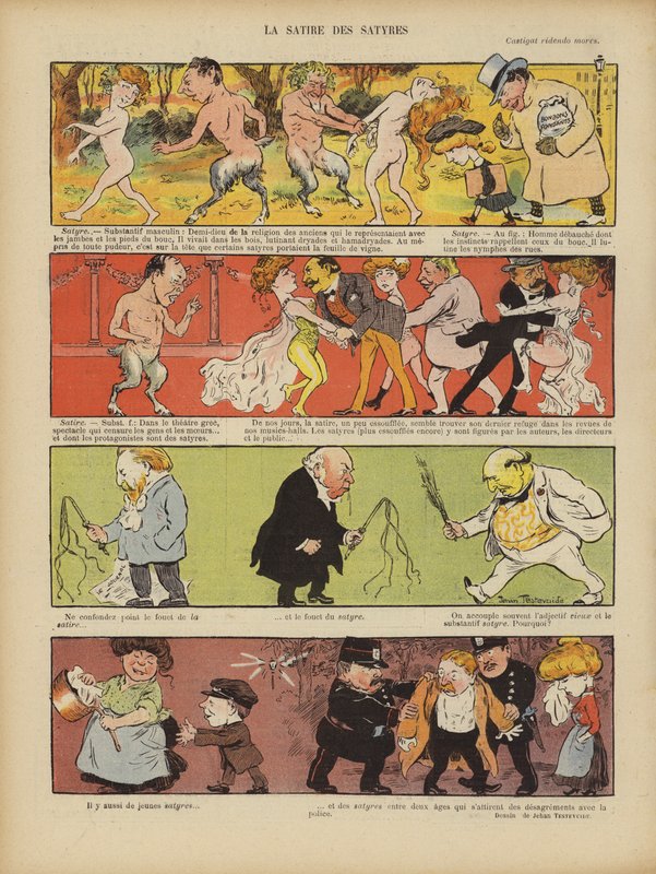 Illustrasjon for Le Rire av Jehan Testevuide
