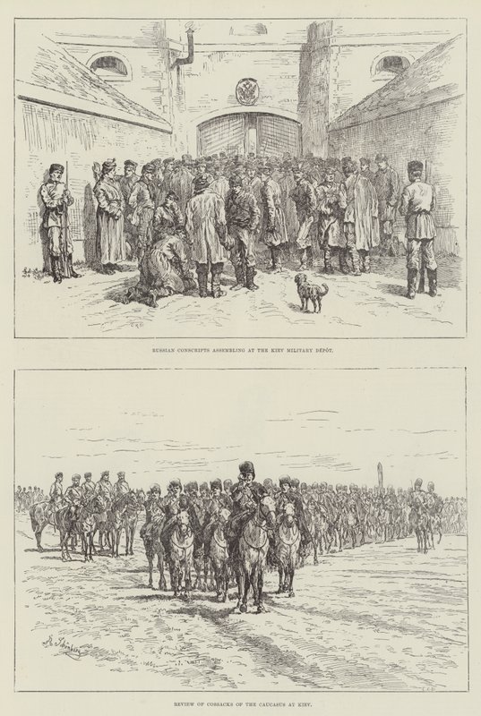 Militær i Kiev av Johann Nepomuk Schonberg