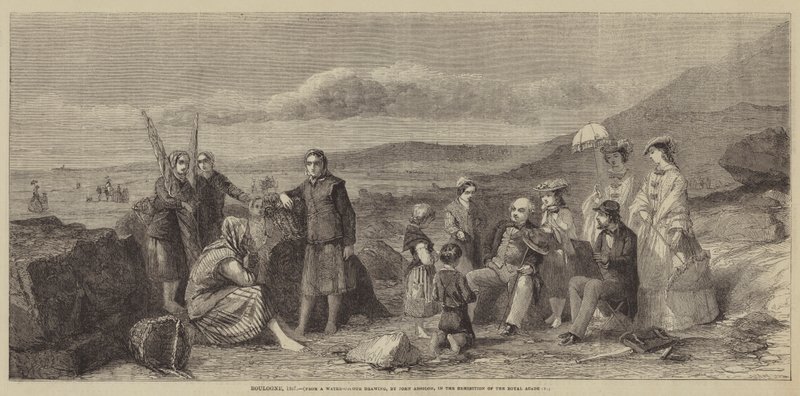 Boulogne, 1857 av John Absolon