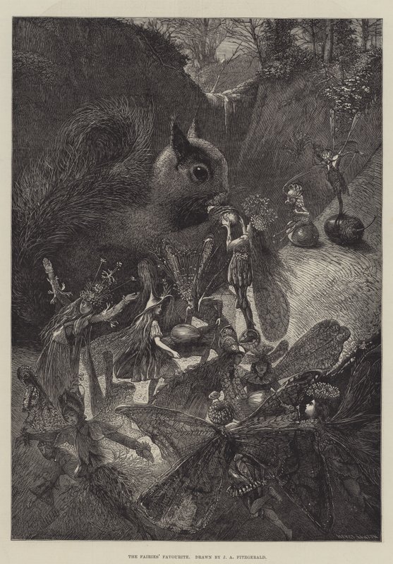 Feenes favoritt av John Anster Fitzgerald