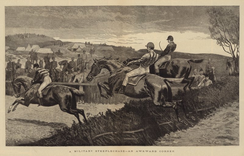En militær hindring, et vanskelig hjørne av John Charles Dollman