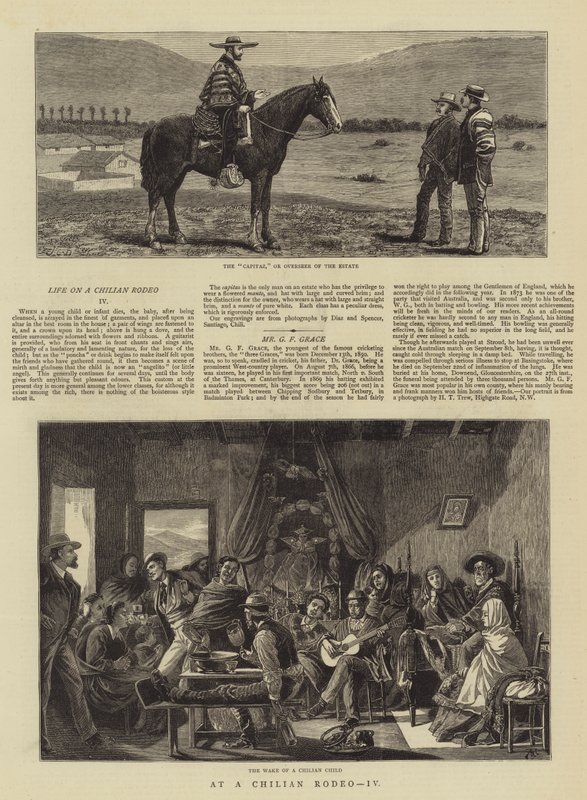 På en chilensk Rodeo, IV av John Charles Dollman