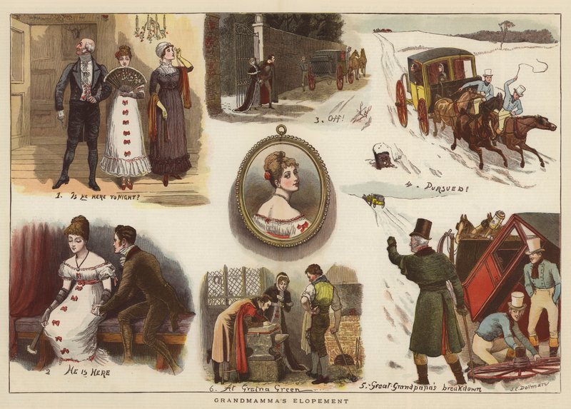 Bestemors utsving (chromolitho) av John Charles Dollman