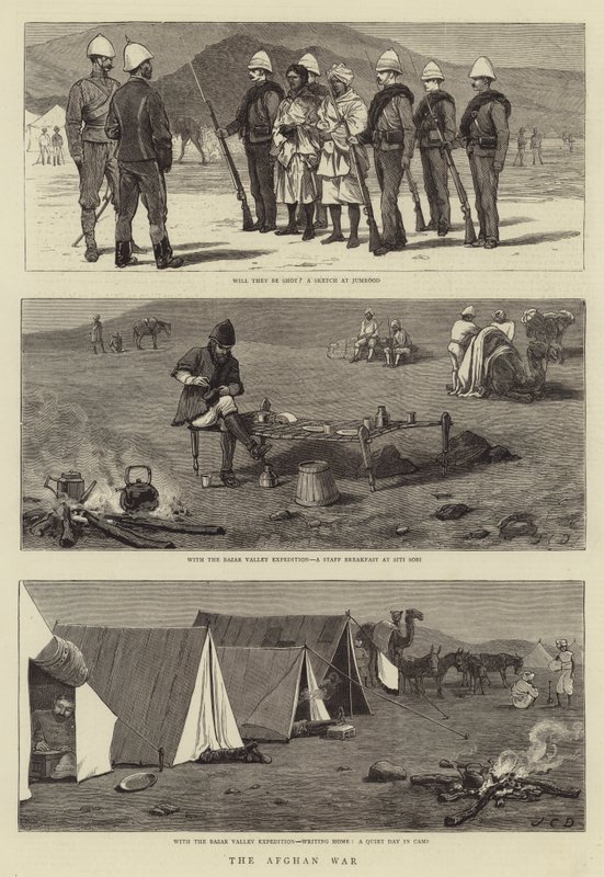 Den afghanske krigen av John Charles Dollman