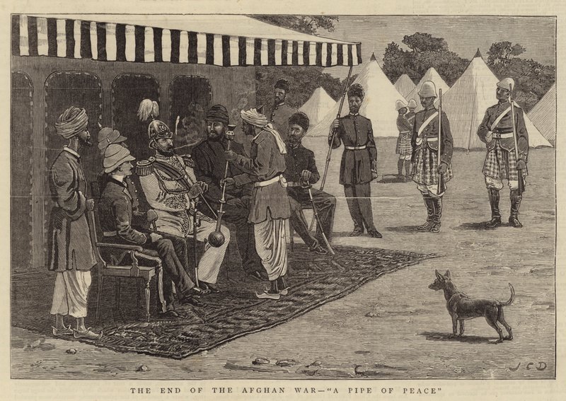 Slutten på den afghanske krigen, et rør av fred av John Charles Dollman