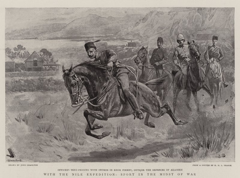 Med Nile-ekspedisjonen, Sport midt i krigen av John Charlton