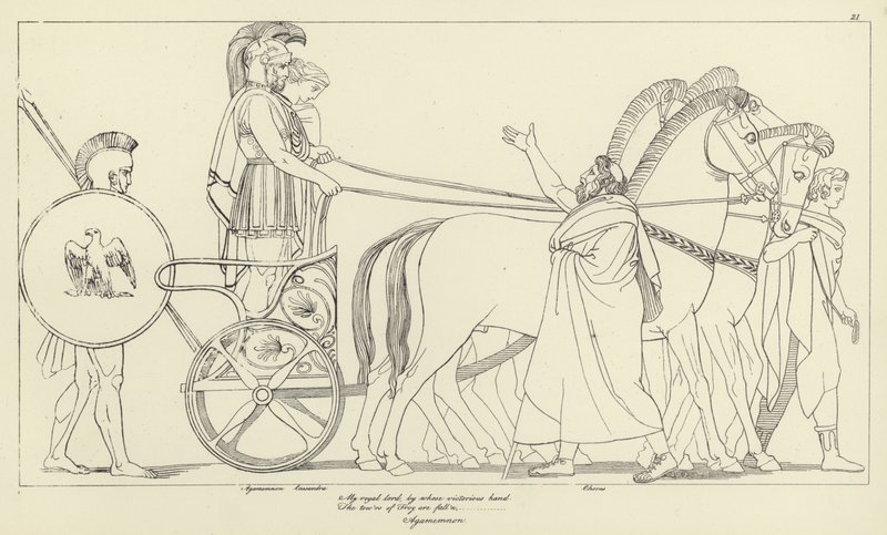 Agamemnon av John Flaxman