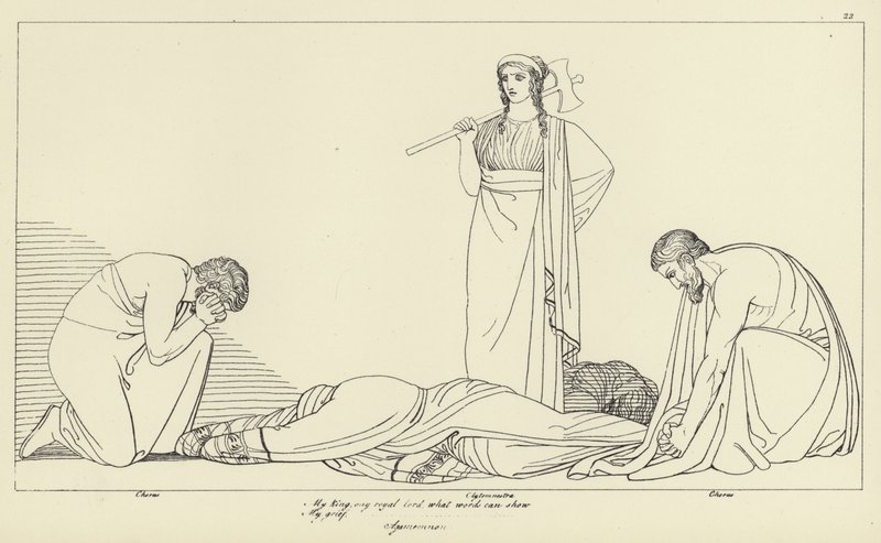 Agamemnon av John Flaxman