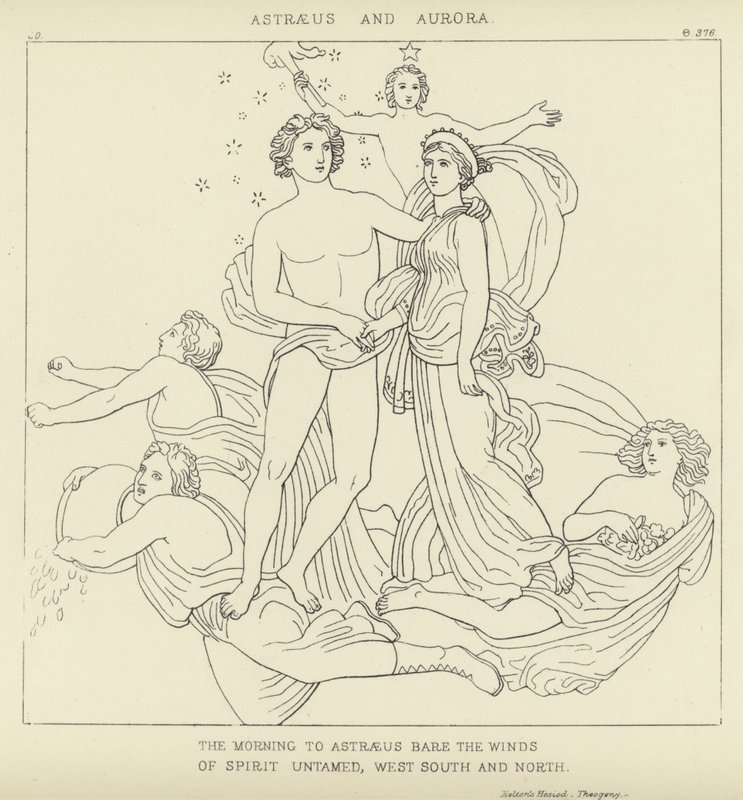 Astraeus og Aurora av John Flaxman
