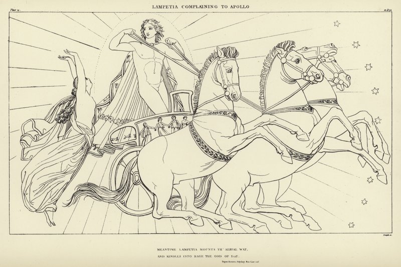 Lampetia klager til Apollo av John Flaxman