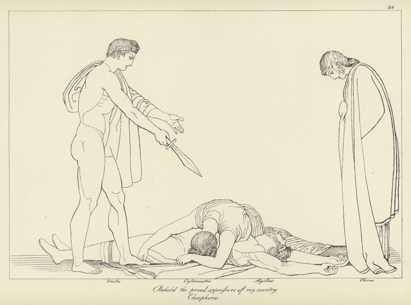 Orestes av John Flaxman