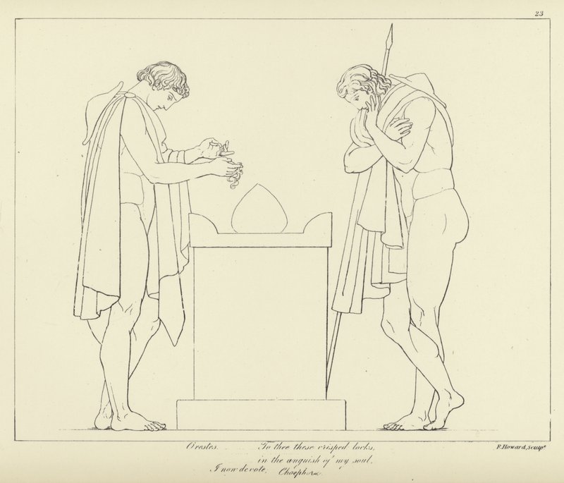 Orestes av John Flaxman