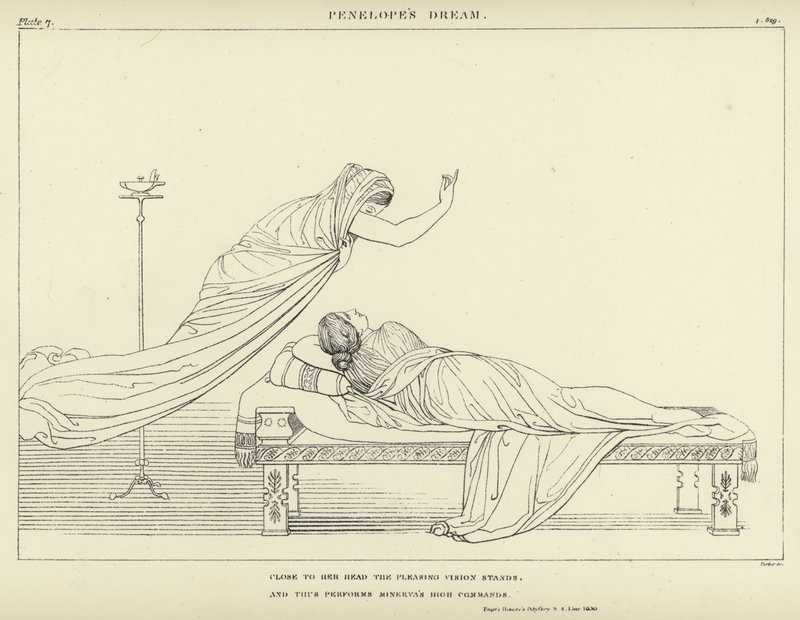 Penelopes drøm av John Flaxman