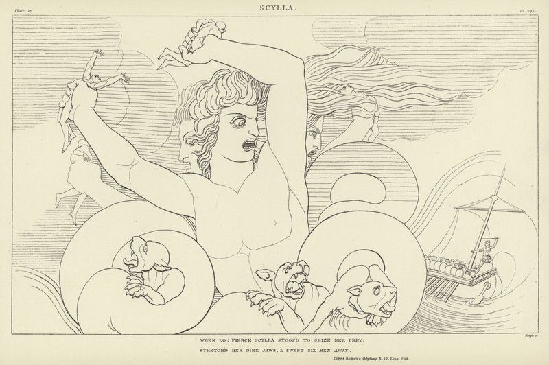 Scylla av John Flaxman