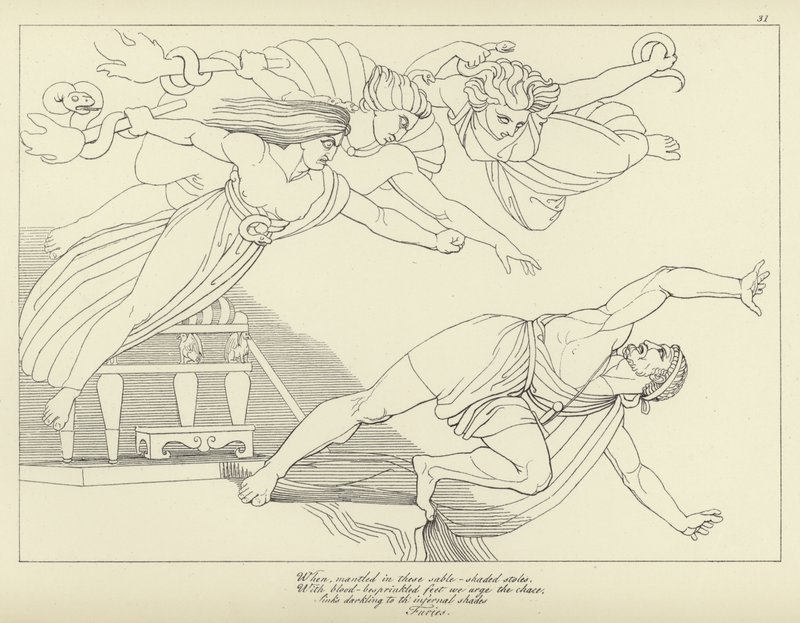 Furies av John Flaxman