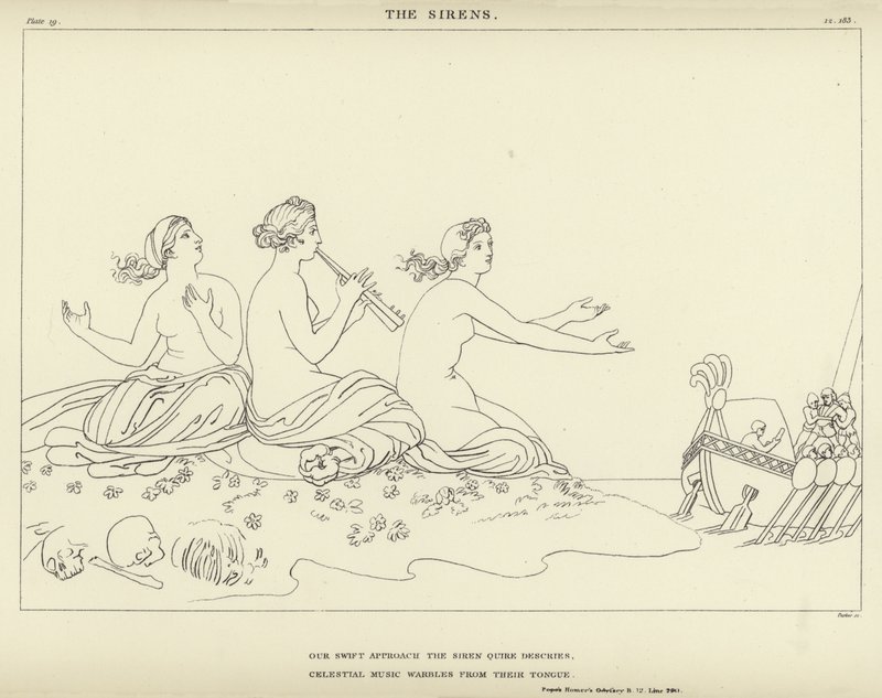 Sirenene av John Flaxman