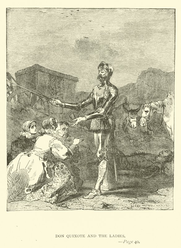 Don Quijote og damene av John Gilbert