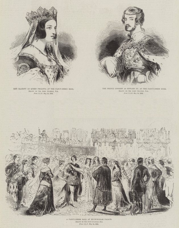 Royal Fancy Dress Ball av John Gilbert