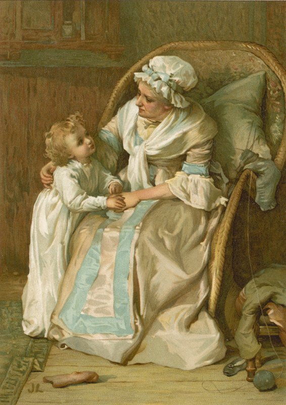 Bestemors historier (chromolitho) av John Lawson