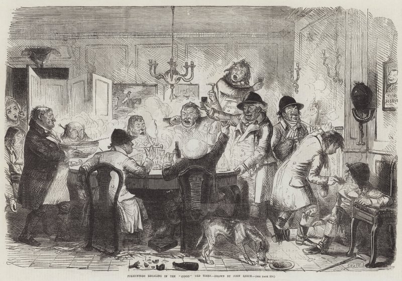 Revejegere herlig i de gode gamle tider av John Leech