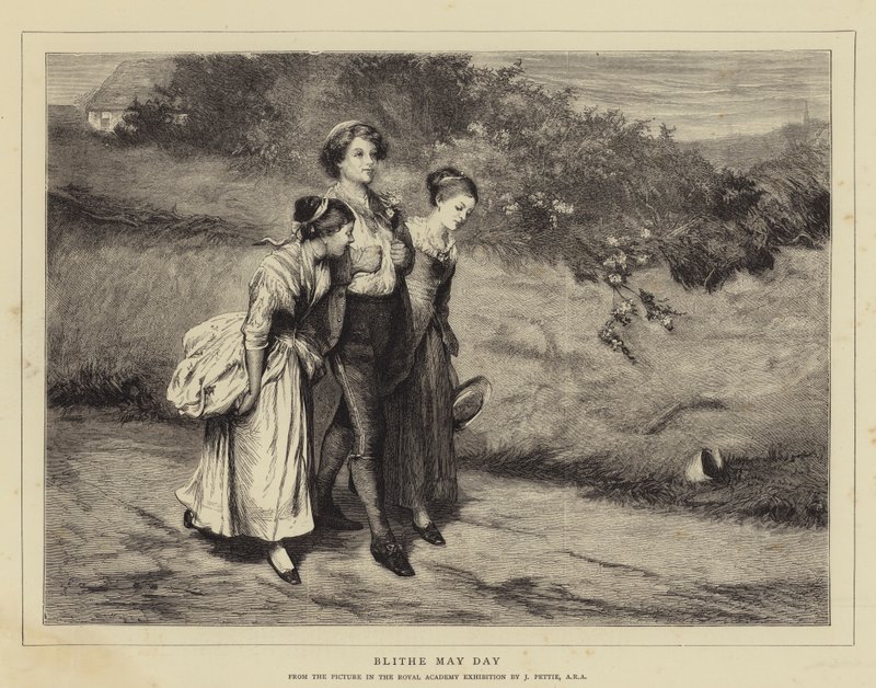 Blithe 1. mai av John Pettie