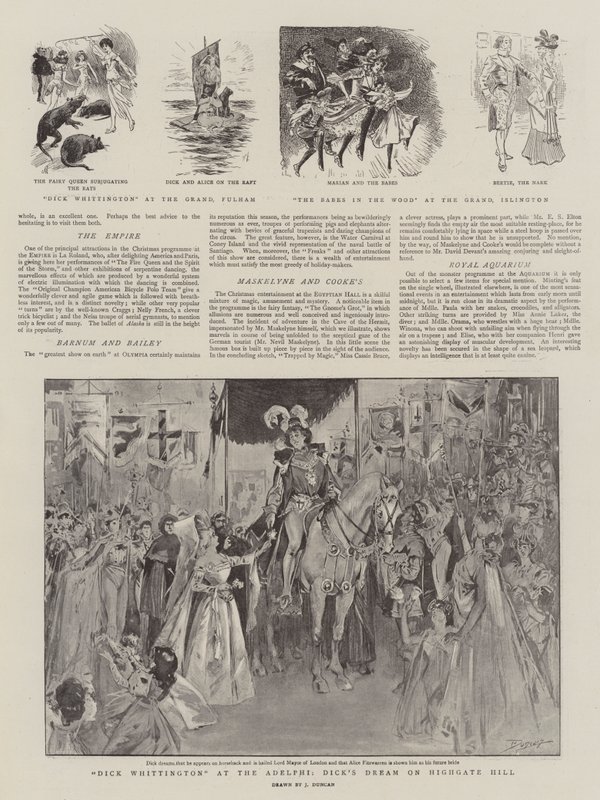 Juleunderholdning av after John Duncan