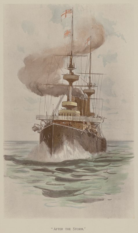 After the Storm (farge litho) av John (after) Charlton