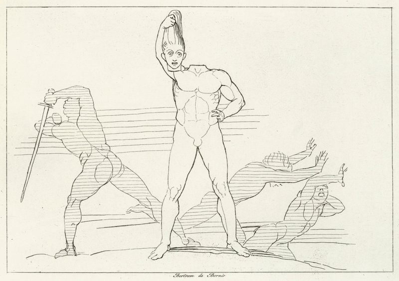 The Schismatics, Inferno, Canto 28 (gravering) av John (after) Flaxman