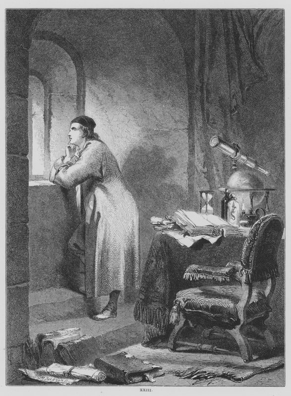 John Milton, Il Penseroso (gravering) av John (after) Gilbert