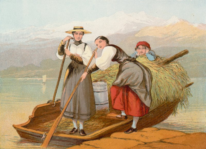Hjem fra fjellene, Sveits av John Absolon
