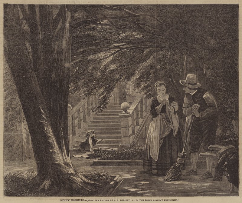 Solrike øyeblikk av John Callcott Horsley