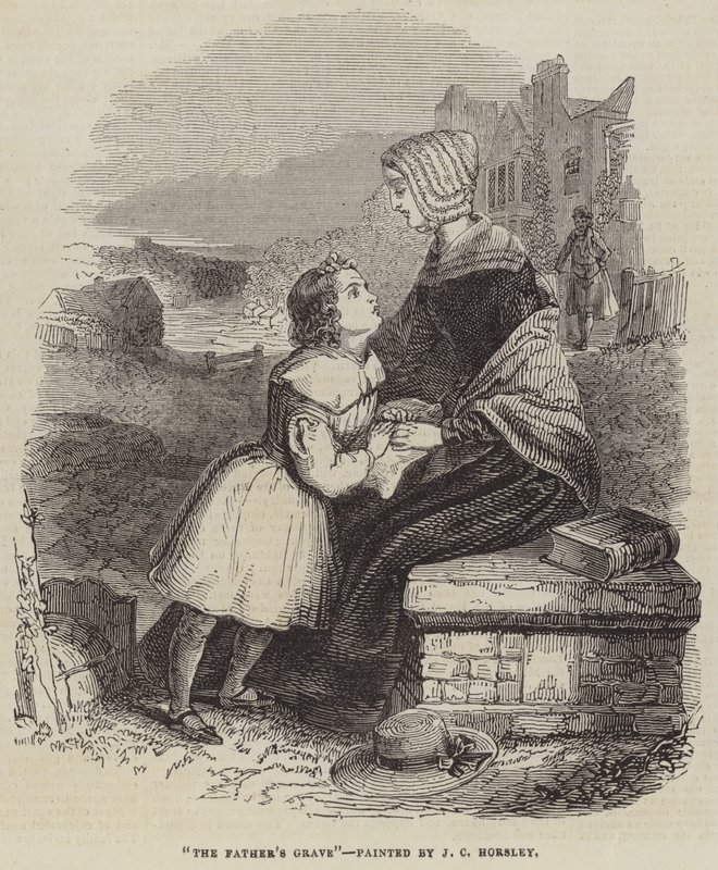 Faderens grav av John Callcott Horsley