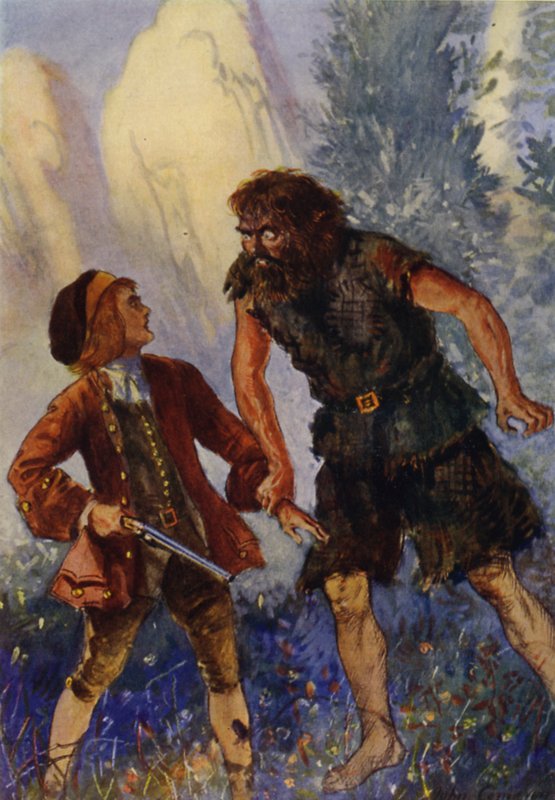Illustrasjon for Treasure Island av John Cameron