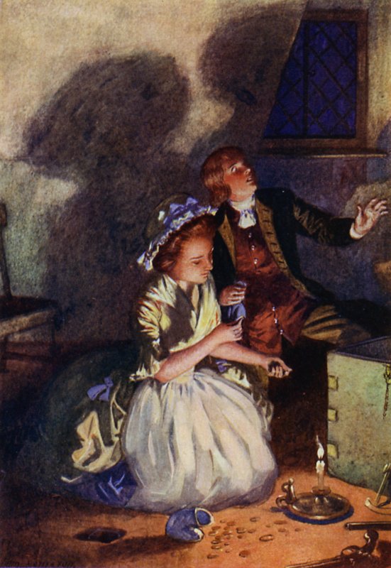 Illustrasjon for Treasure Island av John Cameron