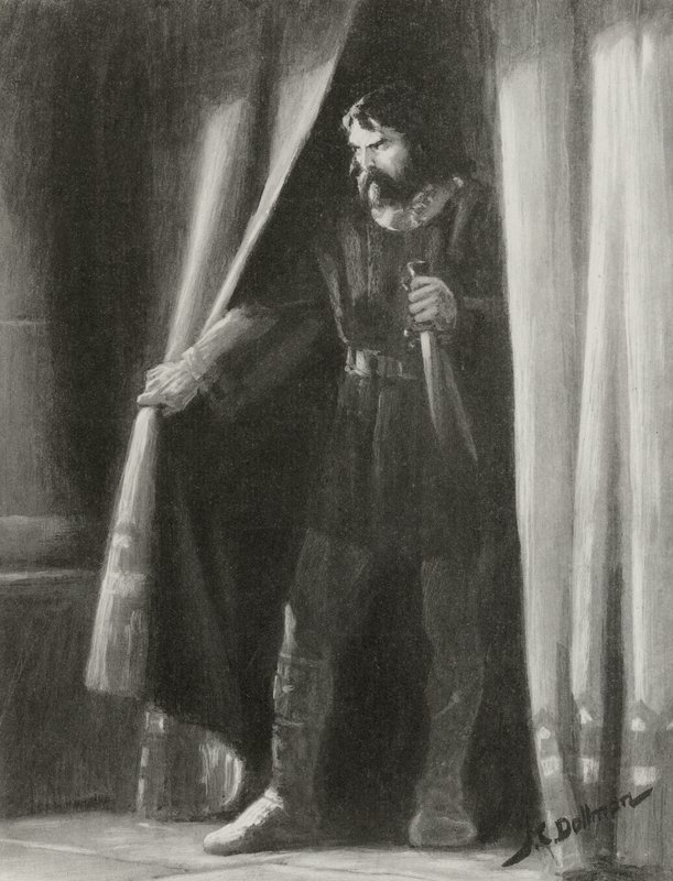Macbeth (gravyr) av John Charles Dollman