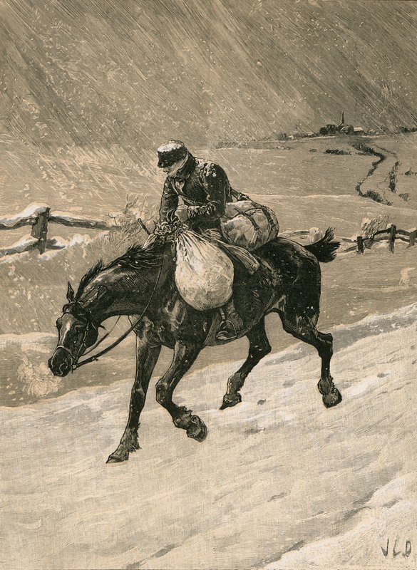 Julepostmannen av John Charles Dollman
