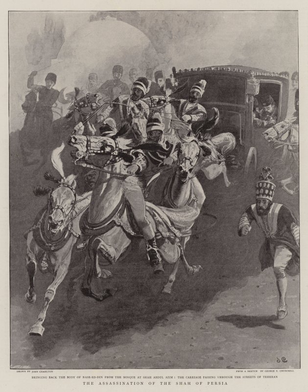 Attentatet på sjahen av Persia av John Charlton