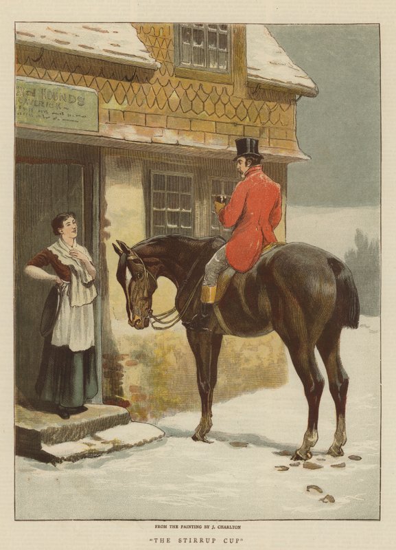 Stirrupskoppen (chromolitho) av John Charlton