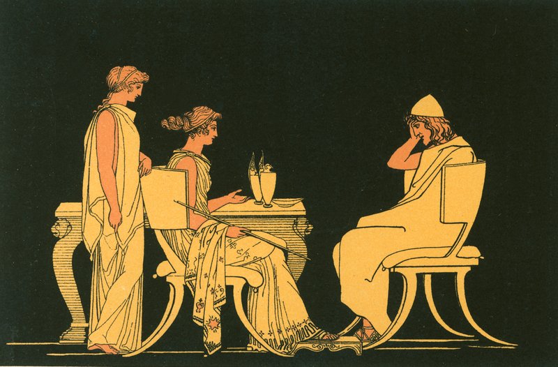 Ulysses ved bordet til Circe av John Flaxman
